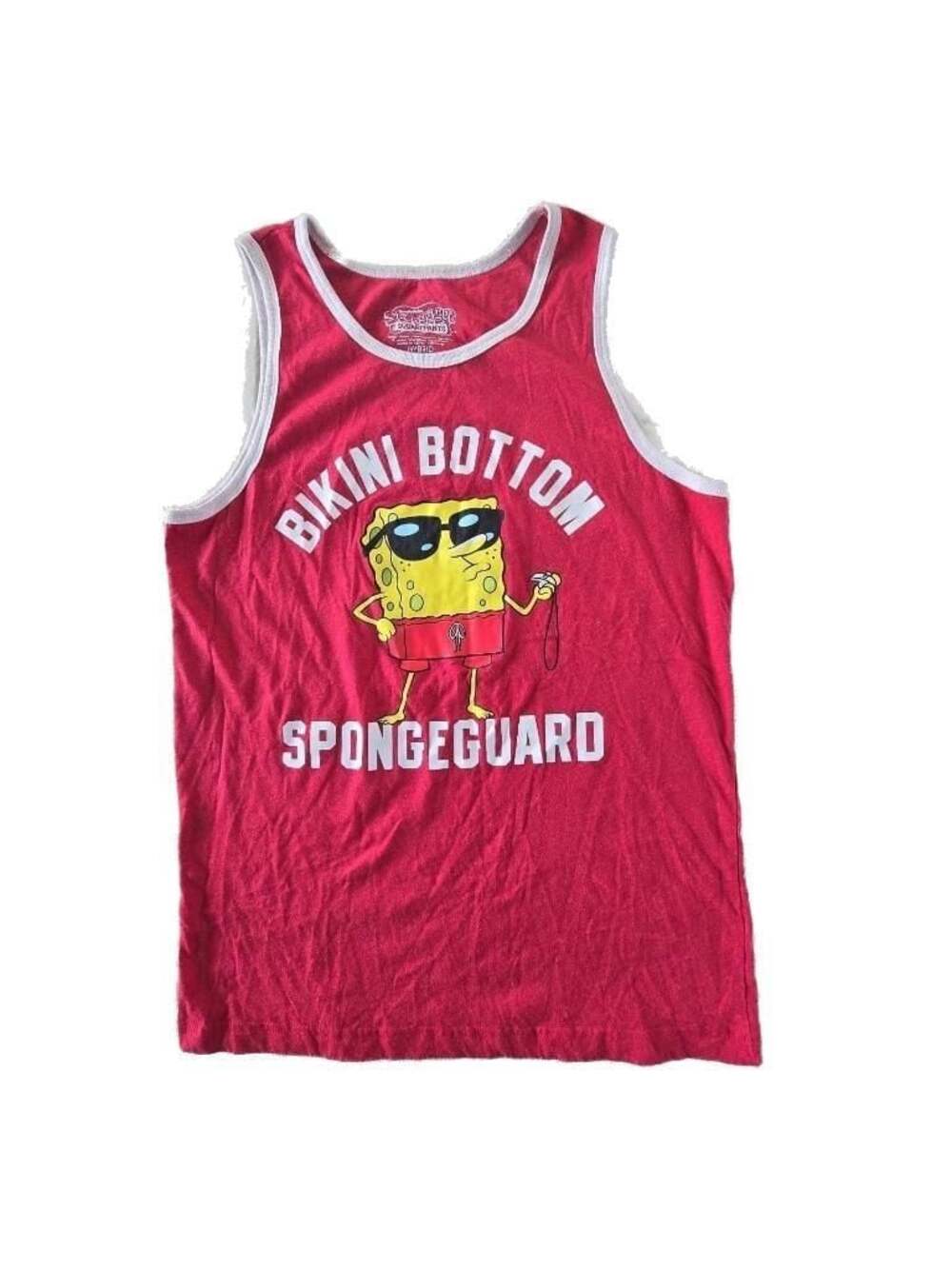 SpongeBob SquarePants Bikini Bottom SpongeGuard Tank Top Size S